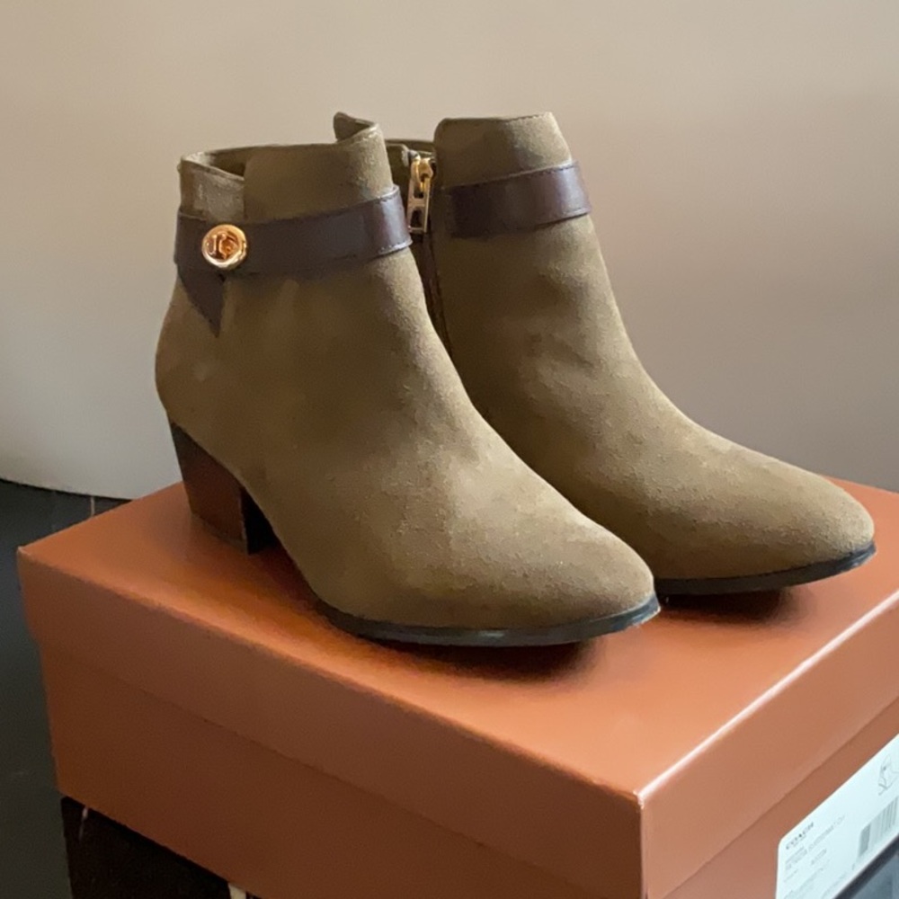 Coach Women's Brown Ankle Boots